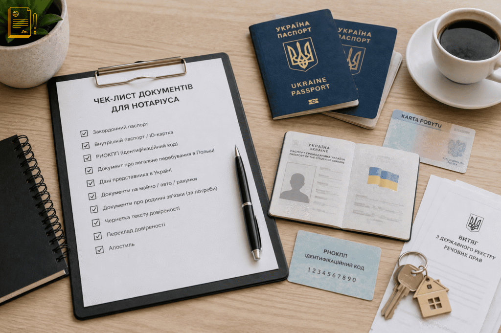 Документи для різних типів довіреності: авто, нерухомість, банківські рахунки та спадщина