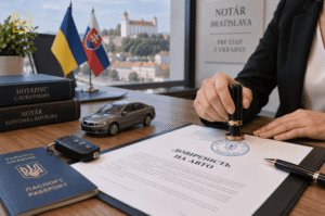 Зняття авто з обліку або передача права користування: яку довіреність оформити у Братиславі